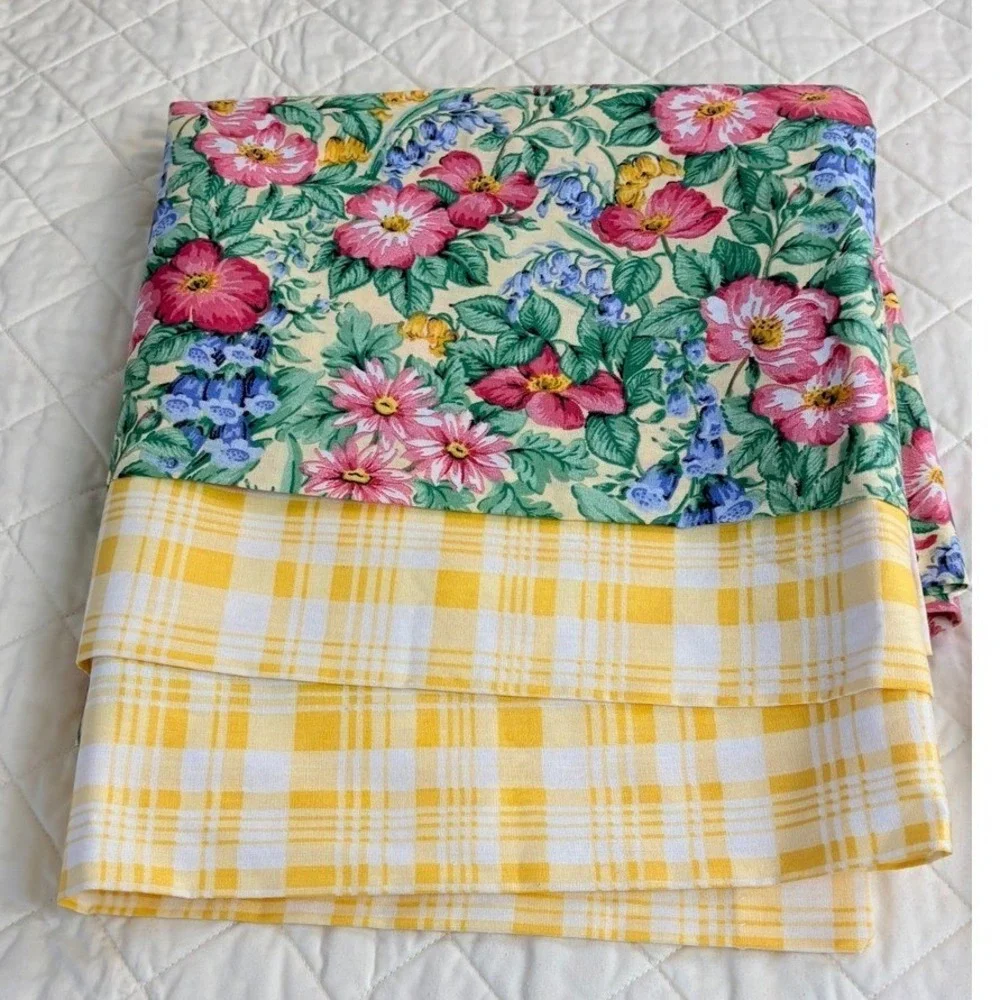 Vintage 1990 Floral‎ Blouson Valances Abigail Made USA NOS